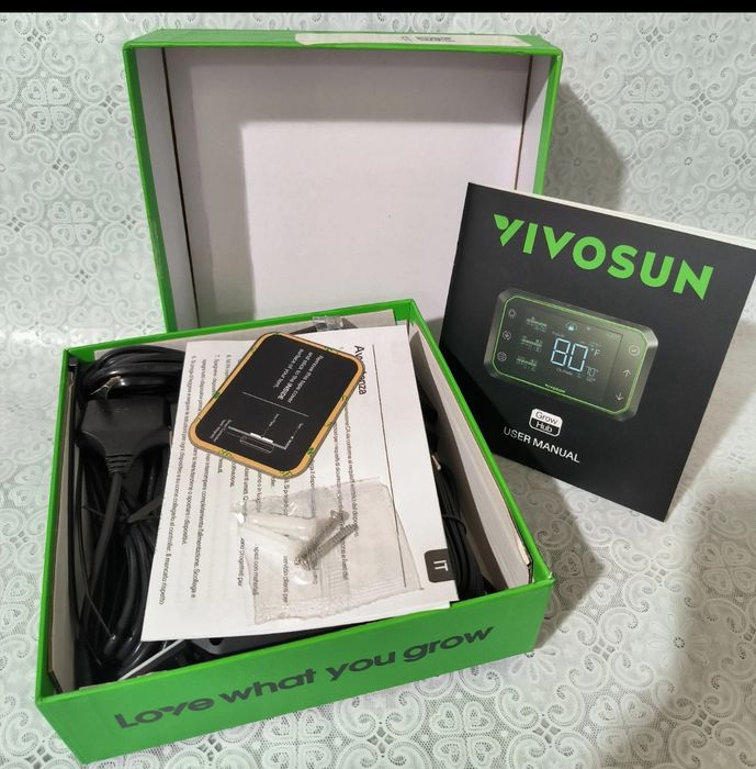 Termostat GrowHub Controller inteligent pt cultivare plante cu WiFi