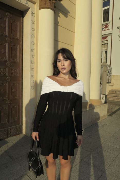 Коктейлна рокля Mirella Off-Shoulder