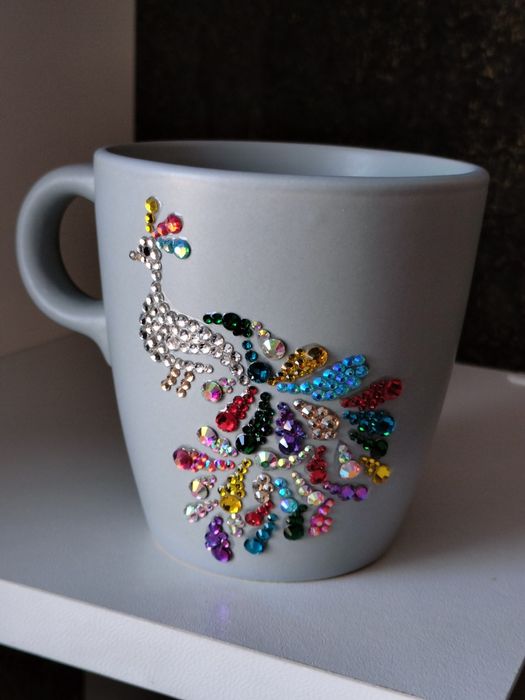 Кружки, чашки со стразами