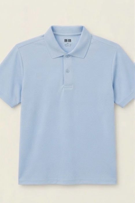 Голубое Поло Uniqlo; L