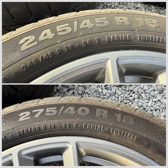 Jante BMW 18 originale style 662 M paket 2 latimi anvelope vara 5-6 mm