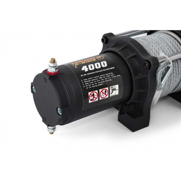 Troliu KANGAROOWINCH K4000 (trage 1814 kg)cablu otel sau sintetic