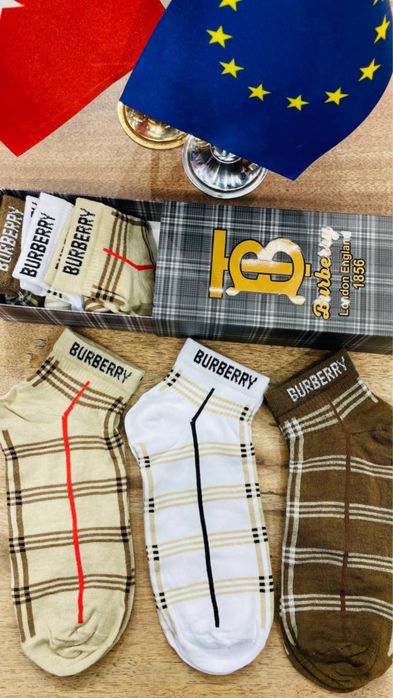 Мъжки и дамси маркови чорапи, 6 броя в комплект