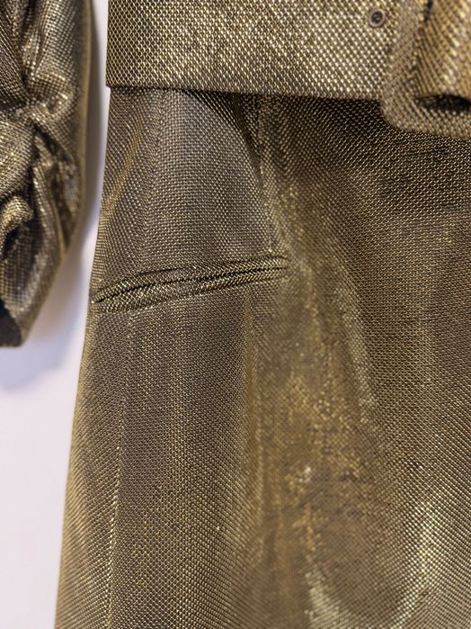 Парти рокля с метален ефект