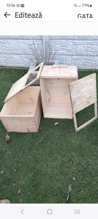 Vând cutii stupi pe 18 rame noi nefolosite.