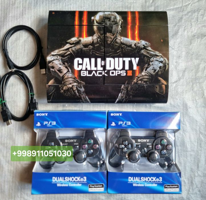 PlayStation 3 super slim 500 GB chotki holatda.