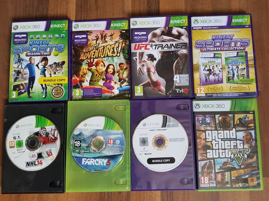 Jucarie Xbox 360 Kinect 8 jocuri perfect functional
2 control