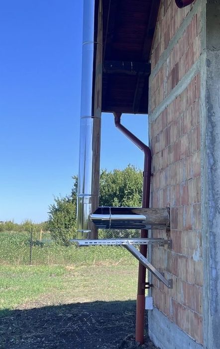 Horn Coș de fum dublu izolat de inox tabla 0.8mm