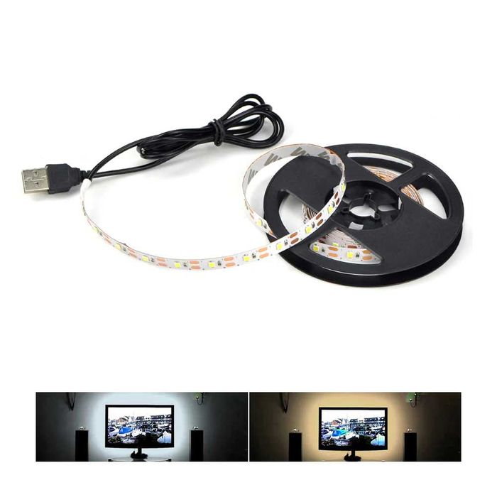 Banda LED Rgb  iluminare fundal TV telecomanda / alimentare USB