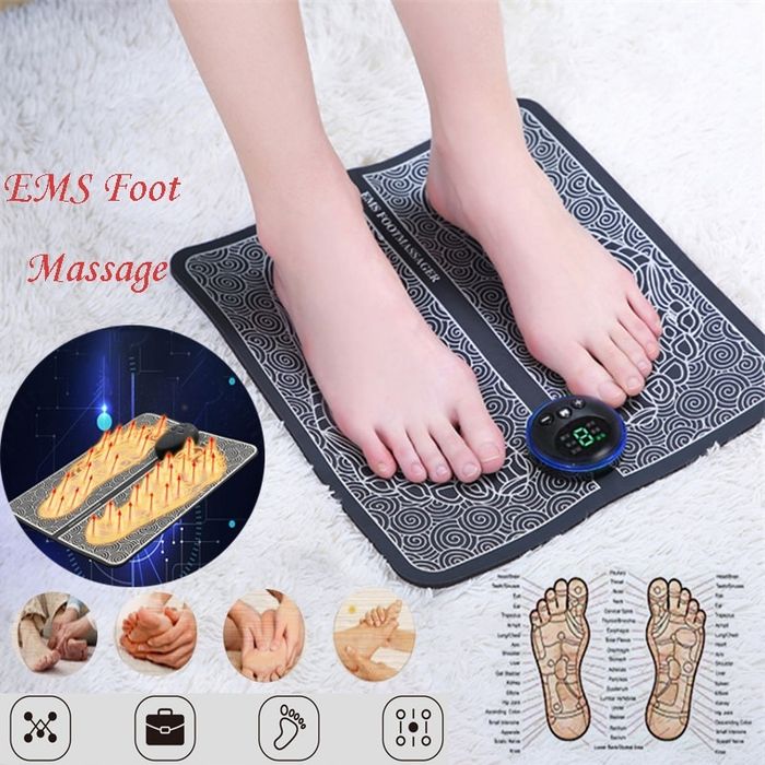 Oyoq massajyori. EMS foot massager OPTOM