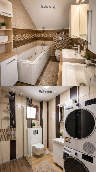 Casa moderna//Vila de lux -Prima inchiriere- cartier Magnolia Paulesti langa Ploiesti -510mp teren-Foisor, terase, 5 parcari- 1345 euro