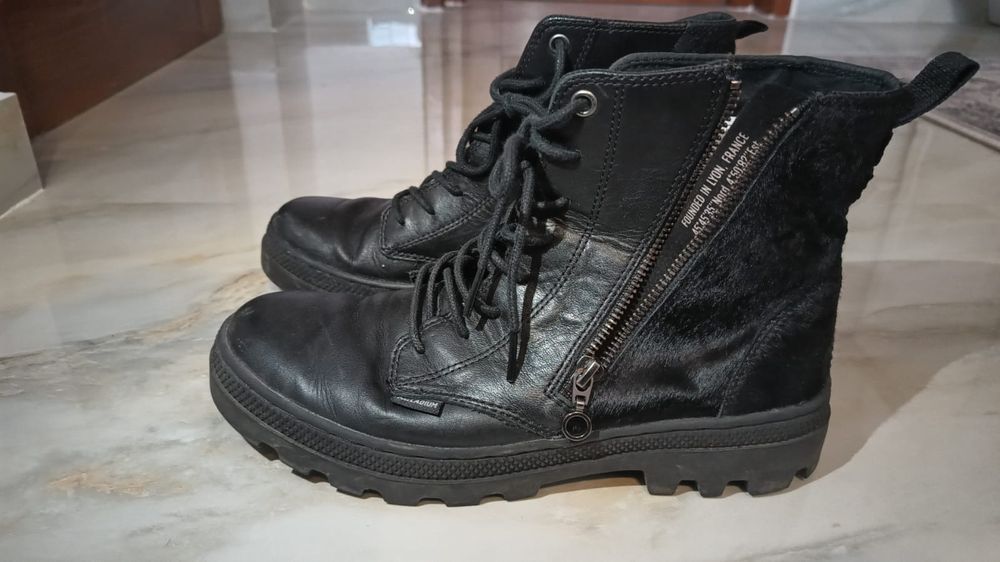 Bocanci ghete Palladium piele 41