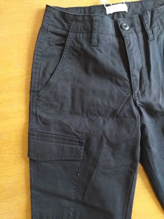 Черен панталон Манго за момчета