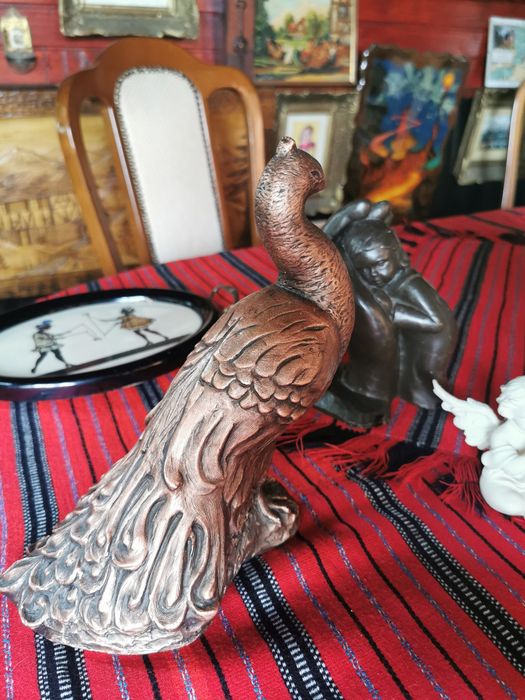 Set statuete lemn si piatra