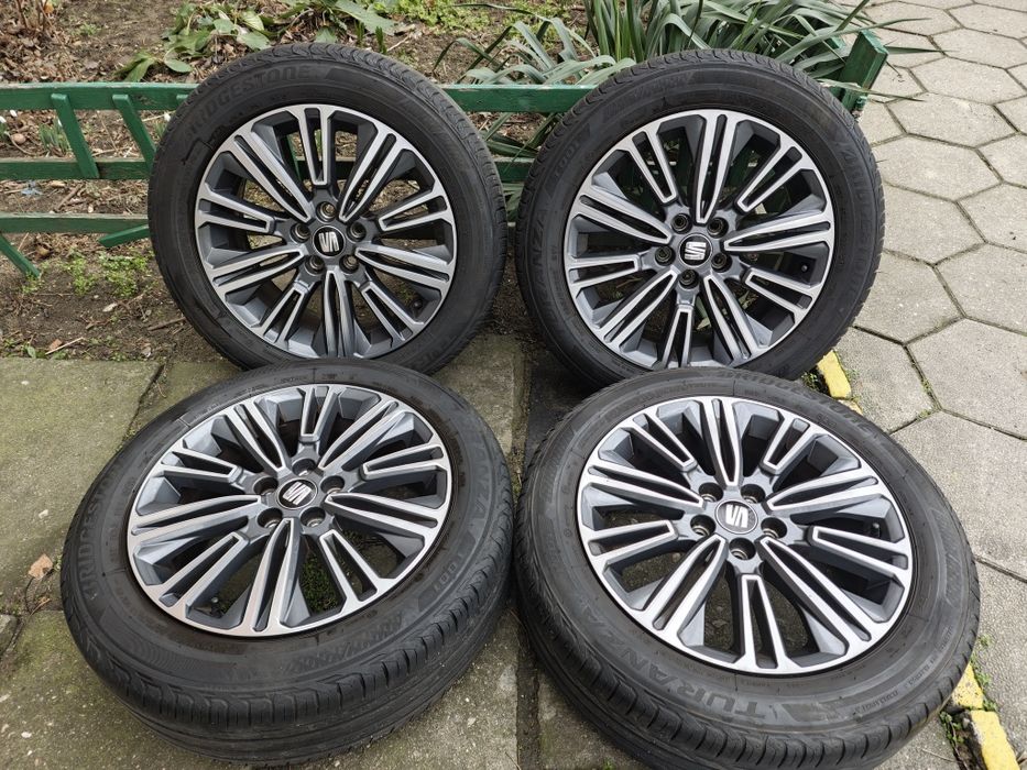 Джанти 16ки 5х100 с летни гуми Bridgestone 195/55/16