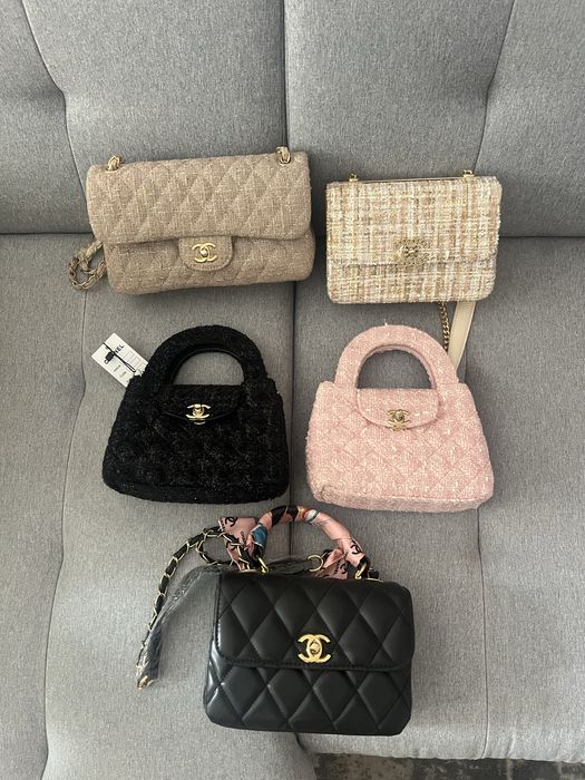 Дамски чанти  Pinko, Chanel, Guess, Jacquemus