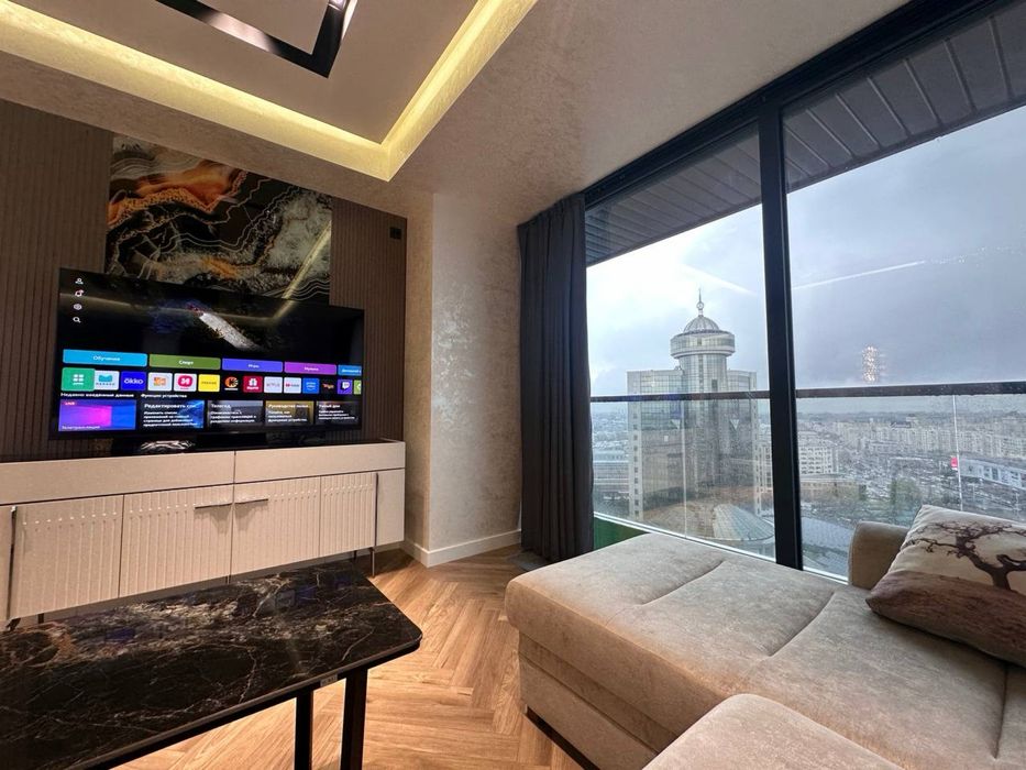 Посуточная 2комнатная квартира NRG U Tower на 14этаже/Kunlik kvartira