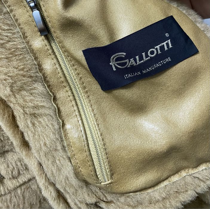 Cojoc din piele GALLOTTI nou blana naturala - Made In Italy