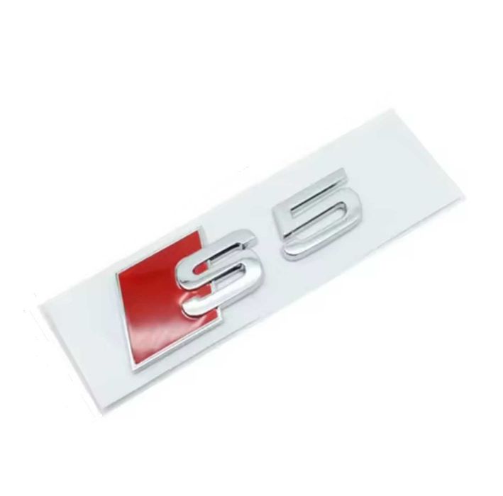 Set embleme fata/spate AUDI Sline Emblema grila / haion S3 S4 S5 S6 S7
