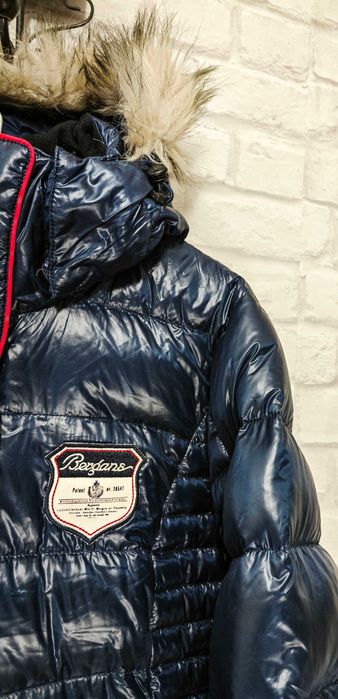 Bergans Оригинално дамско пухено дълго яке Parka с качулка размер М