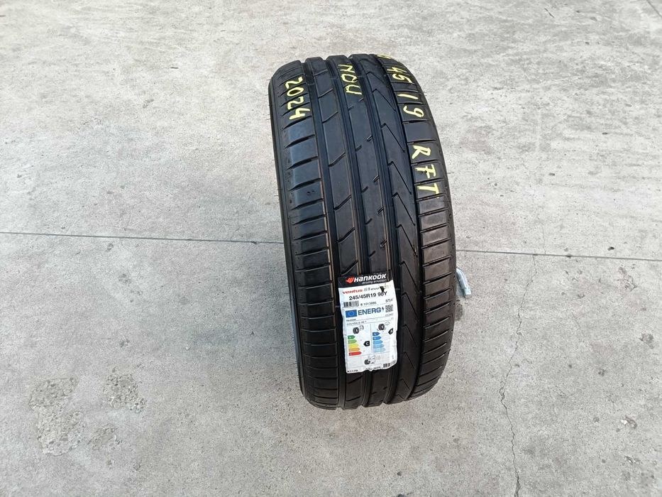 O anvelopa noua de vara 245 45 19 hankook ventus S1 evo3 run flat 2024