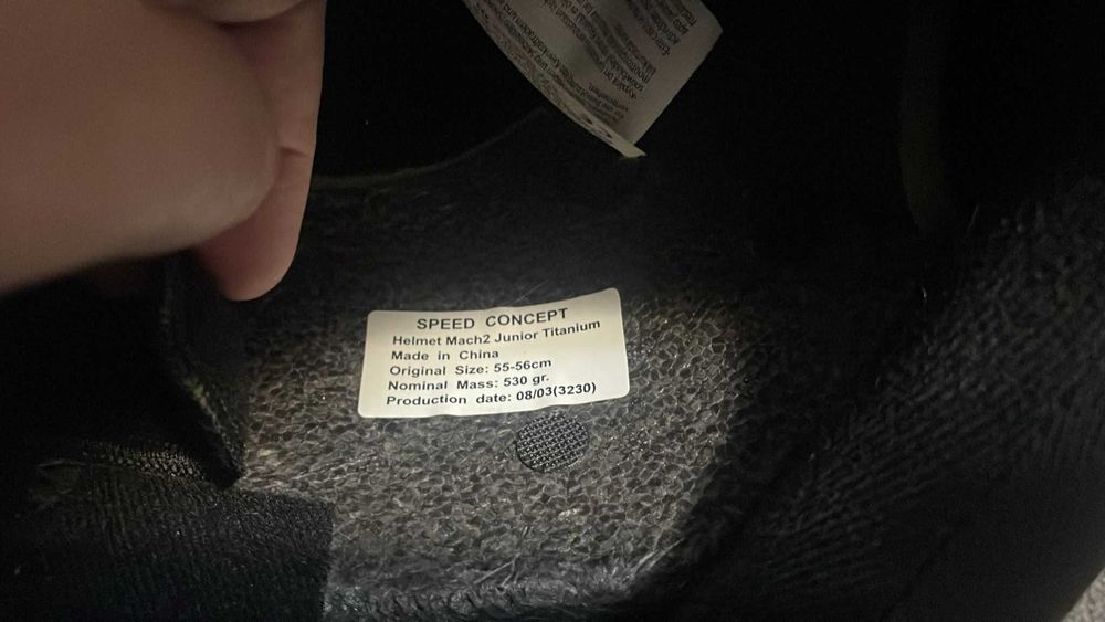 Casca schi alba, snowboard Speed Concept - junior mar. 55-56cm