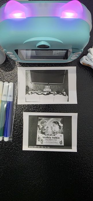 Aparat foto jucarie functie printare poze camera foto copii Nou