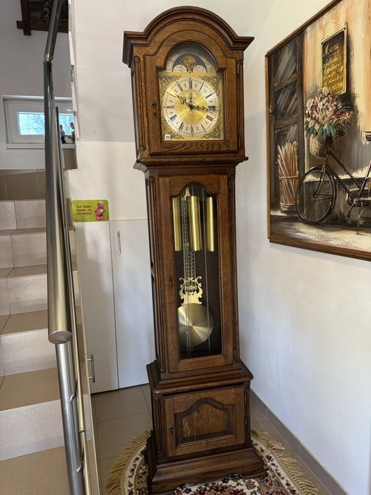 Ceas Pendul//Podea//Hermle//Secundar//Fazele Lunii//Sertar