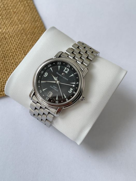 Superb Maurice Lacroix PONTOS Automatic GMT CONDIȚIE EXCELENTǍ - 38MM