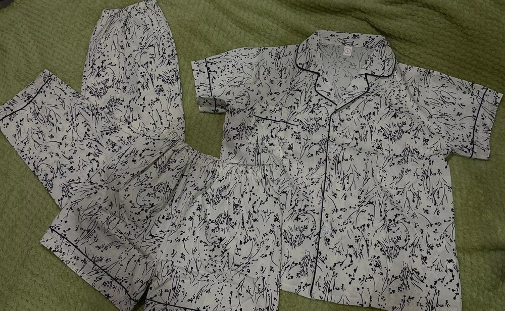 Пижама 3в1 , Пижама ткань лапша