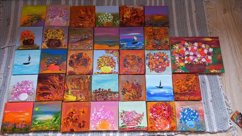 Мини картина +мини статив за общо 10лв