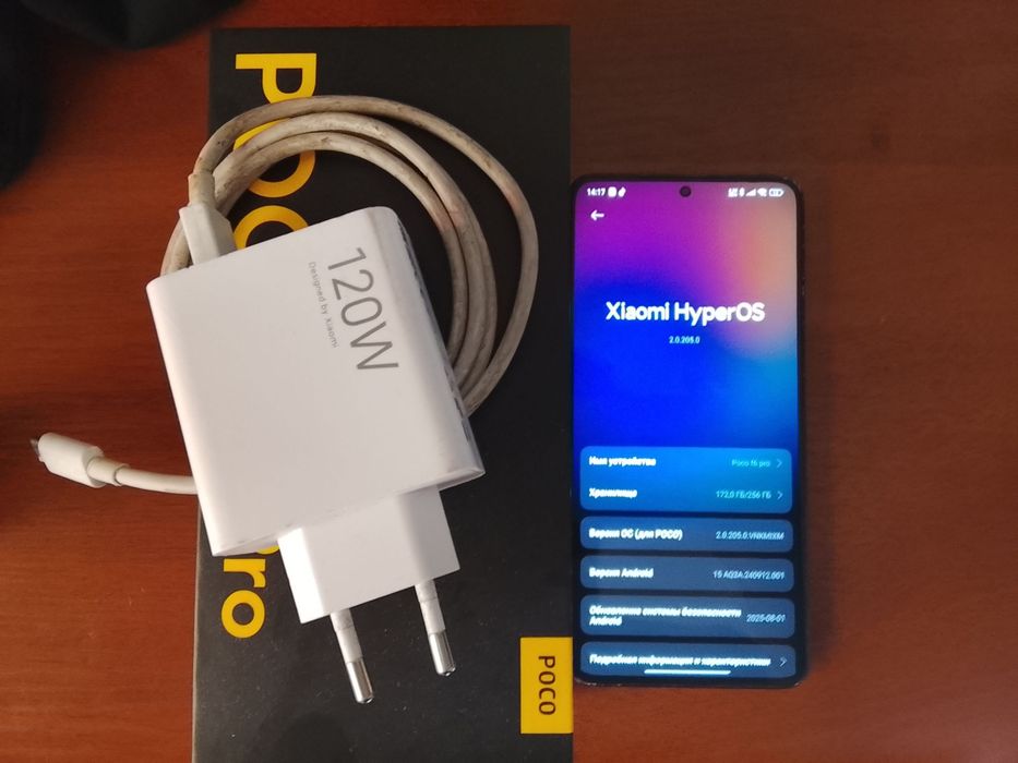 Poco f6 pro побита задняя крышка, телефону года нету