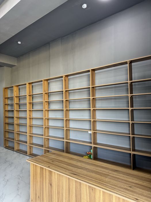 Buyurtma asosida | Do’kon uchun Mebel Vitrina, Stelaj va Polkalar