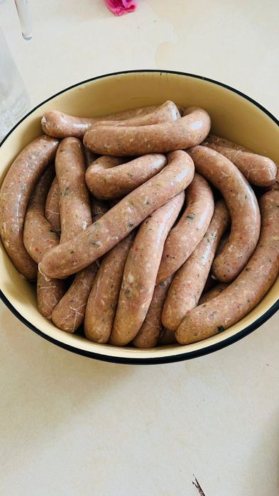 Куриные колбаски