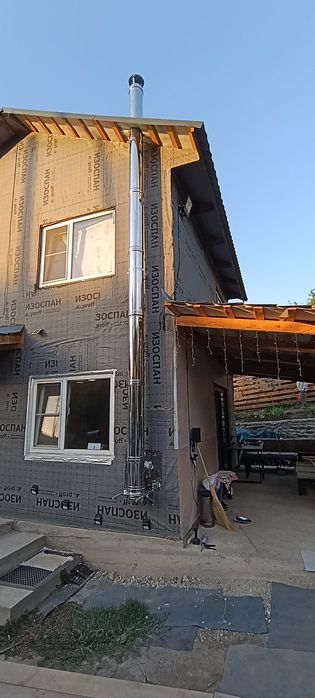 Сэндвич дымоходы из нержавеющей стали