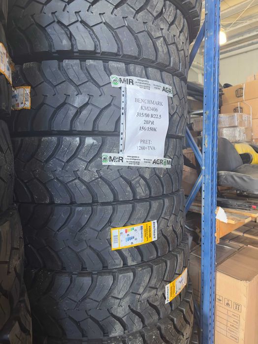 Camion 315/80 R22.5 Benchmark 156/150K Tractiune ON-OFF profil cariera