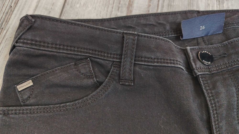 Дамск оригинални черни дънки ARMANI JEANS J28 р-р S EUR26