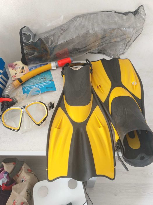 ECHIPAMENT CRIVIT Labe-ochelari-tub inot scafandru -NOU NR.42-46