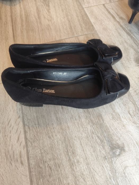 Opincuțe elegante, lăcuite cu funda, mărimea 37