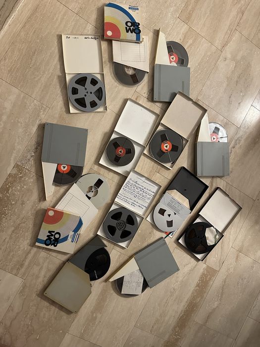11 benzi magnetofon BASF, AGFA, Philips