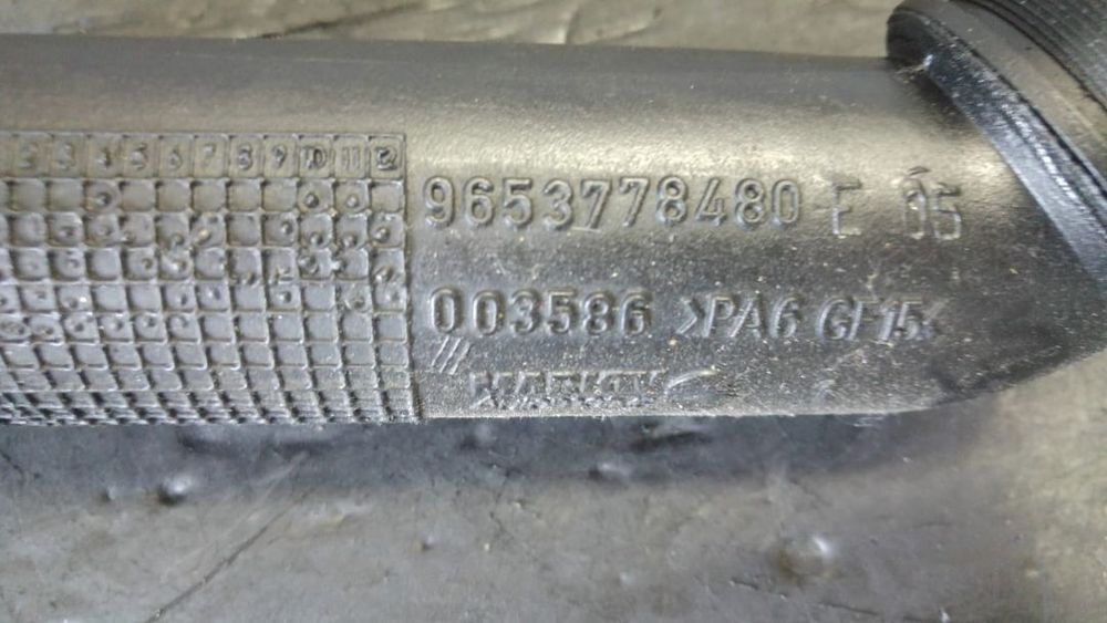 tub intercooler citroen berlingo c4  peugeot partner 307 1.6 hdi 9653778480