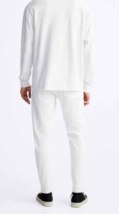 Мужские джинсы skinny fit (узкие) "ZARA" рваные, размер 30 (маломерка)