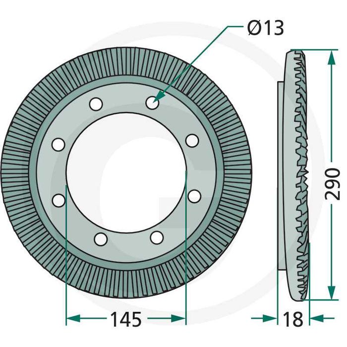 Coroana grebla Deutz Fahr    AGRI NORTE PIESE