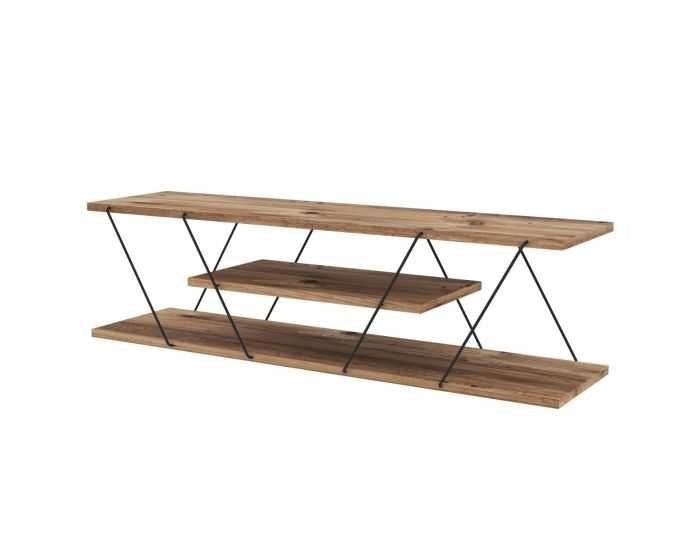 Модерен ТВ шкаф Tars - Цветове: Орех, Бял, Черен - Промоция!