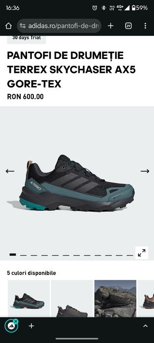 Adidas Terrex Skychaser AX5 GTX 43 1/3