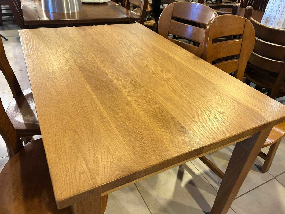 Трапезна маса от масивен дъб с 4 стола – Холандия