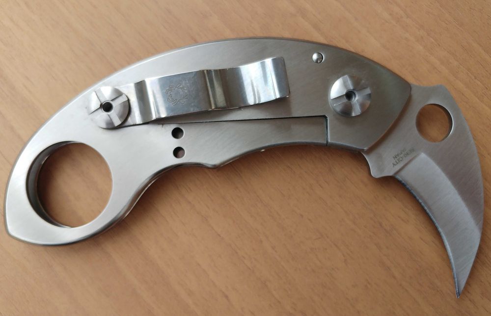 Сгъваем карамбит  Spyderco C84P Tiger Claw