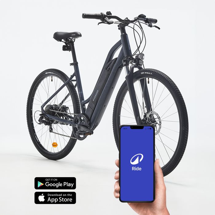 Bicicletă polivalentă electrică Riverside - produs resigilat Decathlon