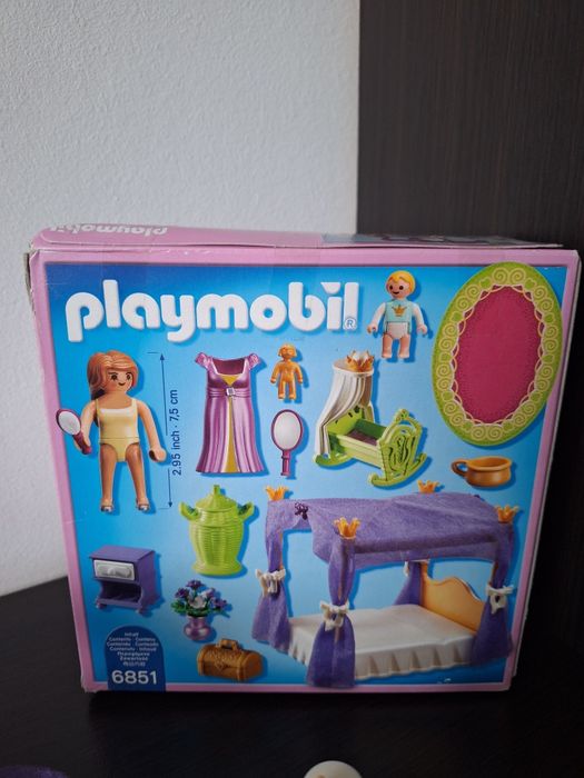 Playmobil Princess - Camera prințesei cu leagăn (6851)