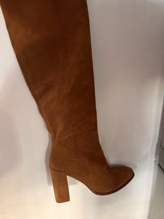 Ботуши Zara велур ...